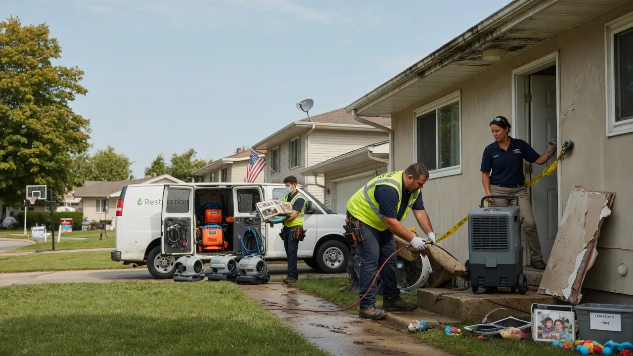 Water Damage Restoration in Janesville, WI near me